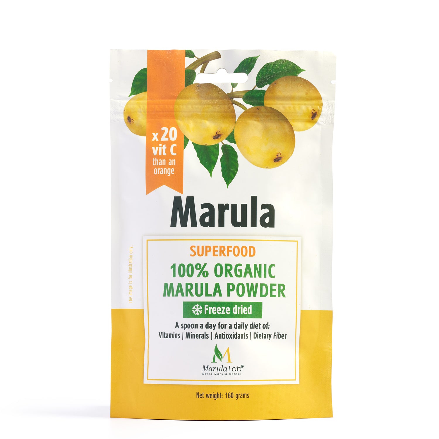 Nutritional Freeze-dried Marula fruit powder