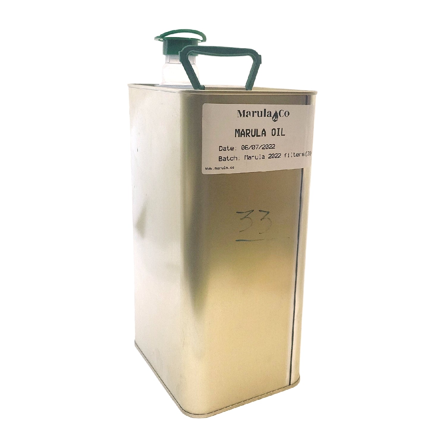 Bulk Container Purest Organic Marula Oil Marulalab 0274